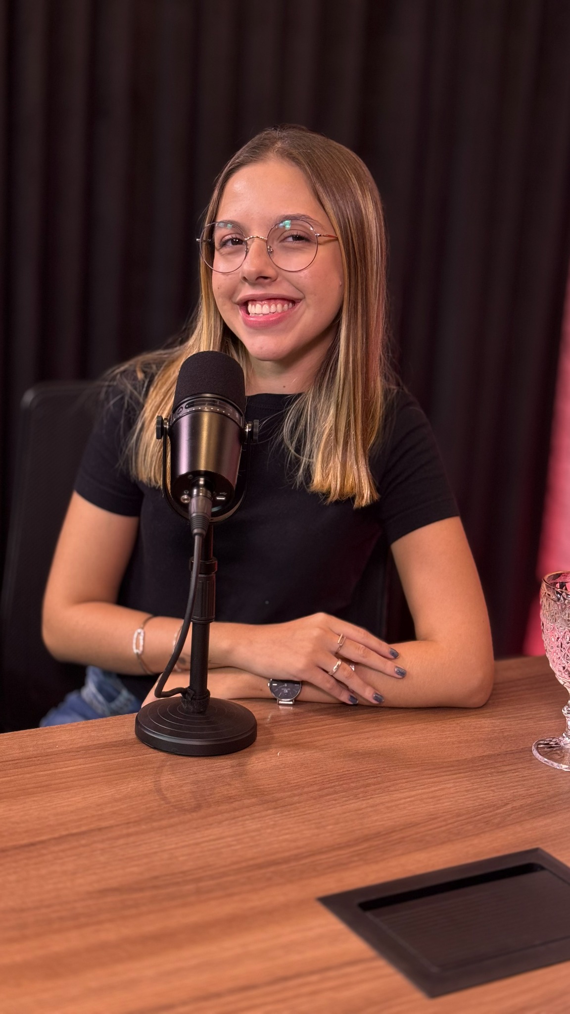Giovana Anastácio no Studio Prime da Conduta Filmes