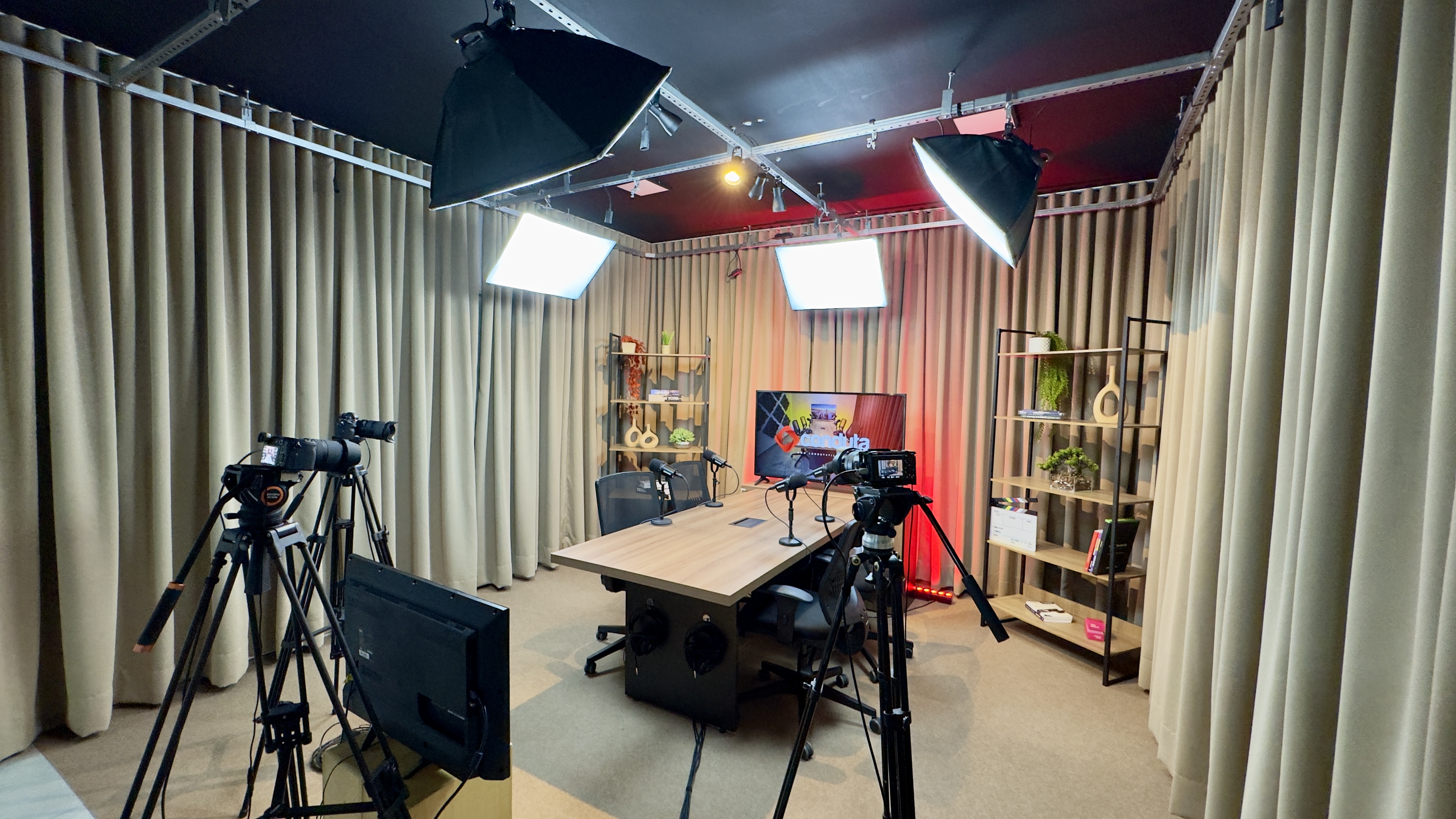 Ambiente do Studio Soft da Conduta Filmes